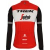 Maillot vélo 2019 Trek-Segafredo Manches Longues N001